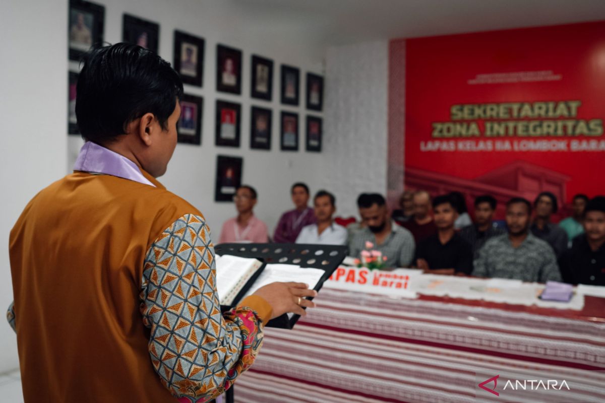 Sedikitnya 12 warga binaan Lapas Lombok Barat diusulkan terima remisi Natal