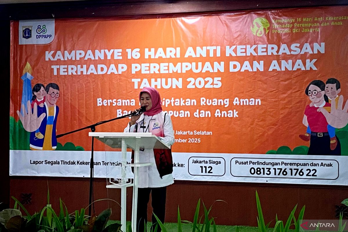 Jaksel peringkat dua kasus kekerasan perempuan dan anak terbanyak