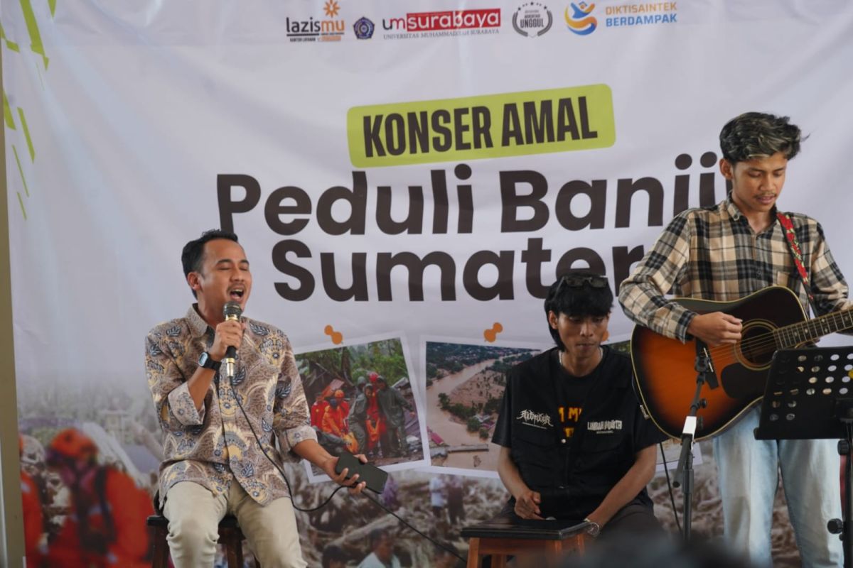 UM Surabaya gelar konser amal untuk bantu korban bencana Sumatera