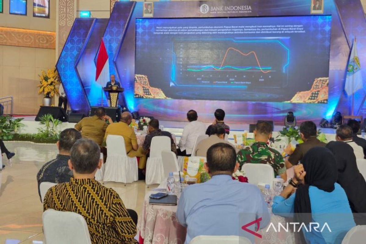 BI proyeksi ekonomi Papua Barat 2025 tumbuh 6,2 persen