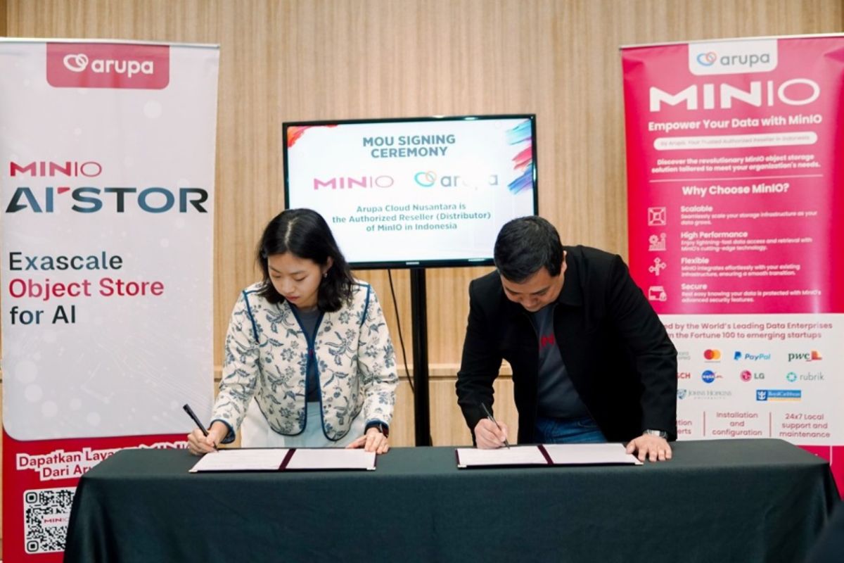 Arupa Cloud Nusantara mantapkan posisi sebagai distributor resmi MinIO