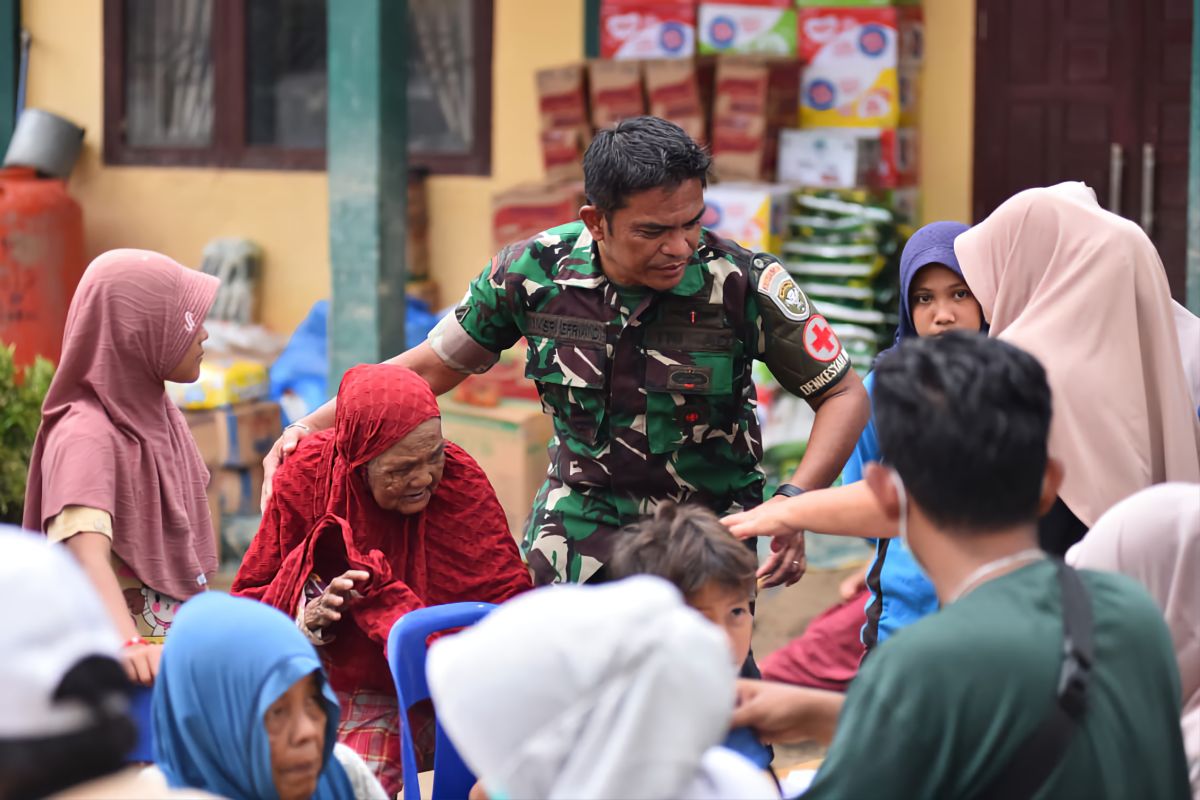 Kodam Iskandar Muda buka Posko Kesehatan korban banjir