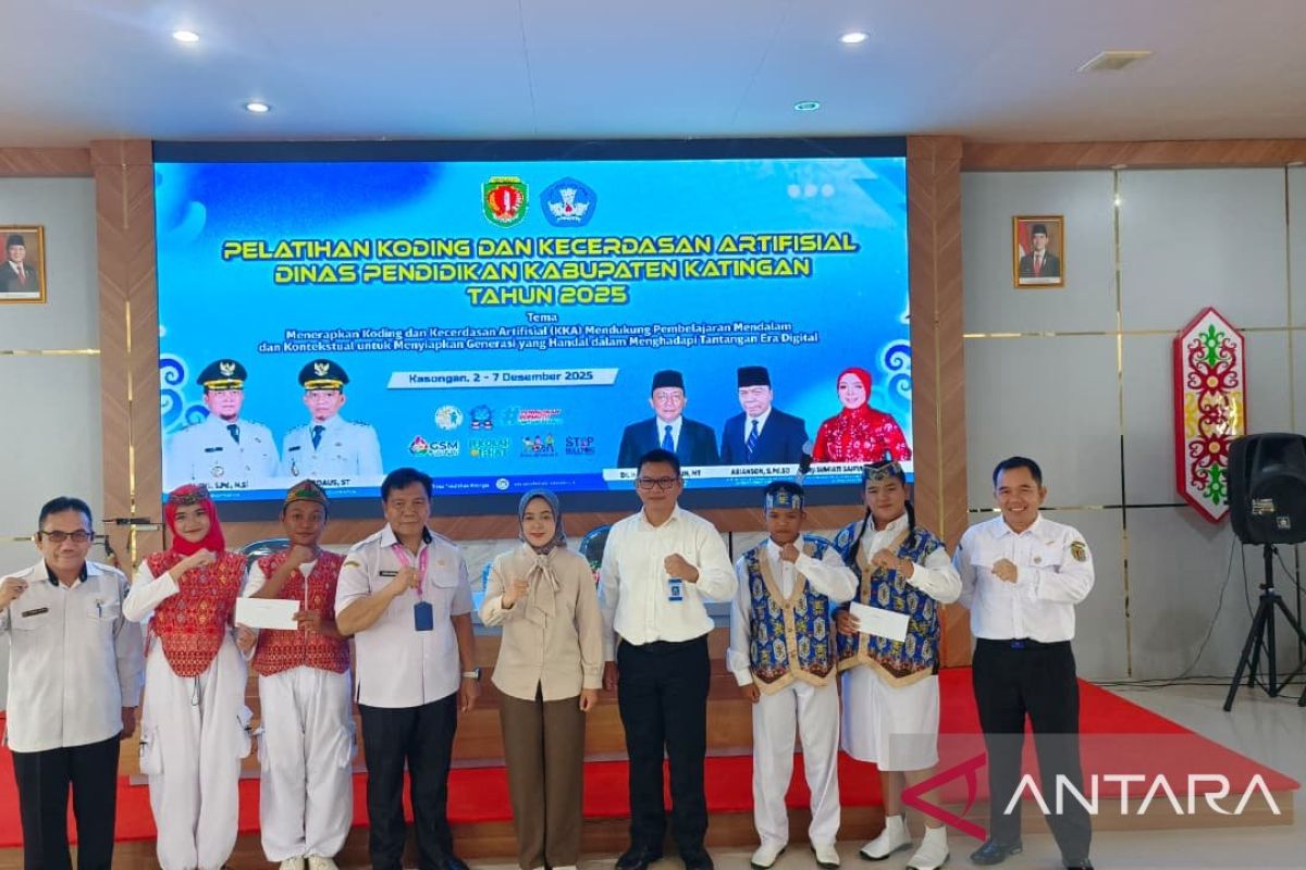 Disdik Katingan latih guru pelatihan coding dan kecerdasan artifisial