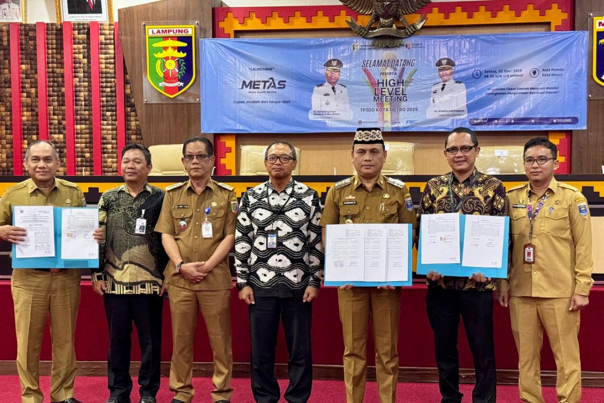 Dorong transparansi dan PAD, Pemkot Metro luncurkan Metas