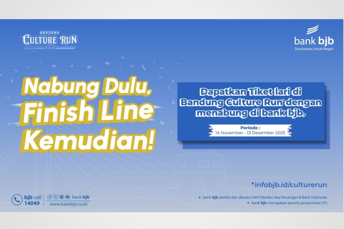 Nabung Dulu di Bank BJB, Finish Line Kemudian di Bandung Culture Run