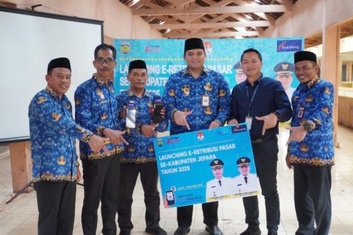Bank Jateng dukung aplikasi e-Retribusi Pasar Jepara untuk wujudkan transparansi