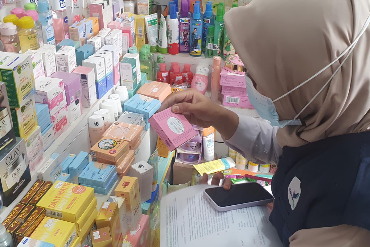 Kosmetik berbahaya senilai Rp145 juta disita BPOM Tangerang