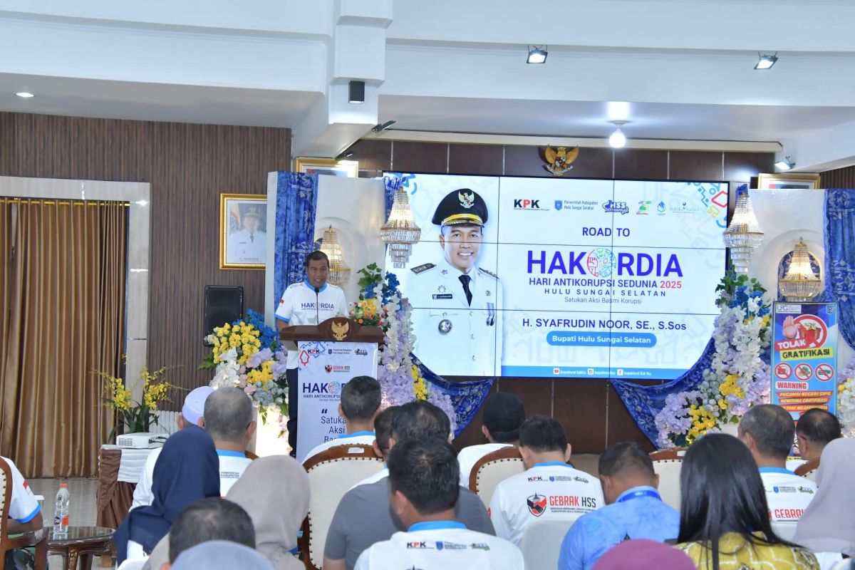 Road to Hakordia 2025 HSS mantapkan gerakan bersama cegah korupsi