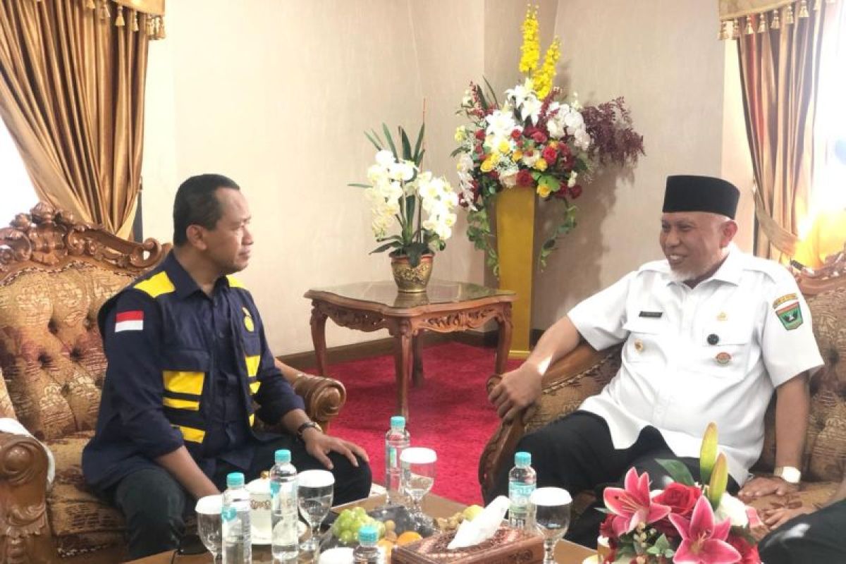 Kinerja Gubernur Mahyeldi dalam penanganan dampak bencana, mendapat apresiasi dari Menteri ESDM
