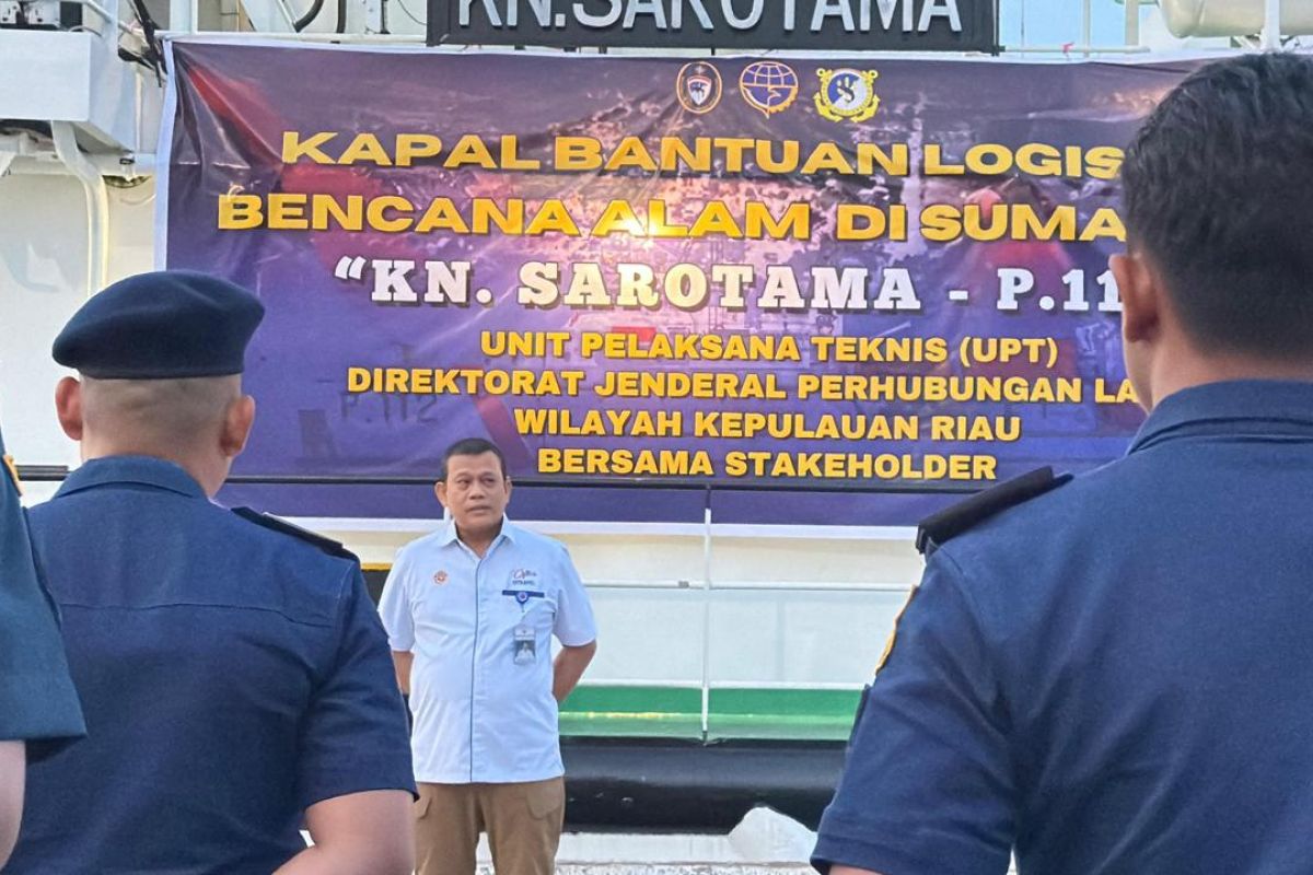 UPT Ditjen Hubla Kepri kirim bantuan bagi korban bencana di Sumatera