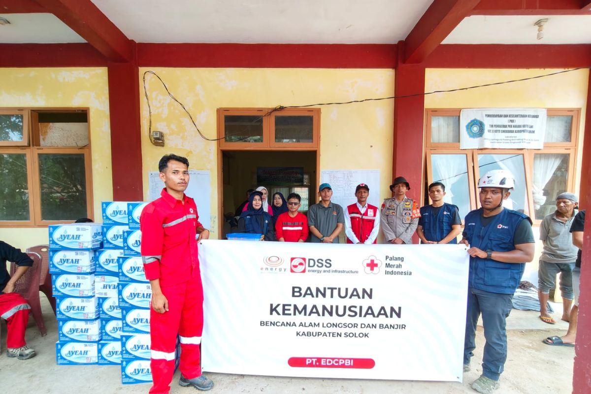 EDCPBI salurkan bantuan untuk korban banjir bandang di Kabupaten Solok