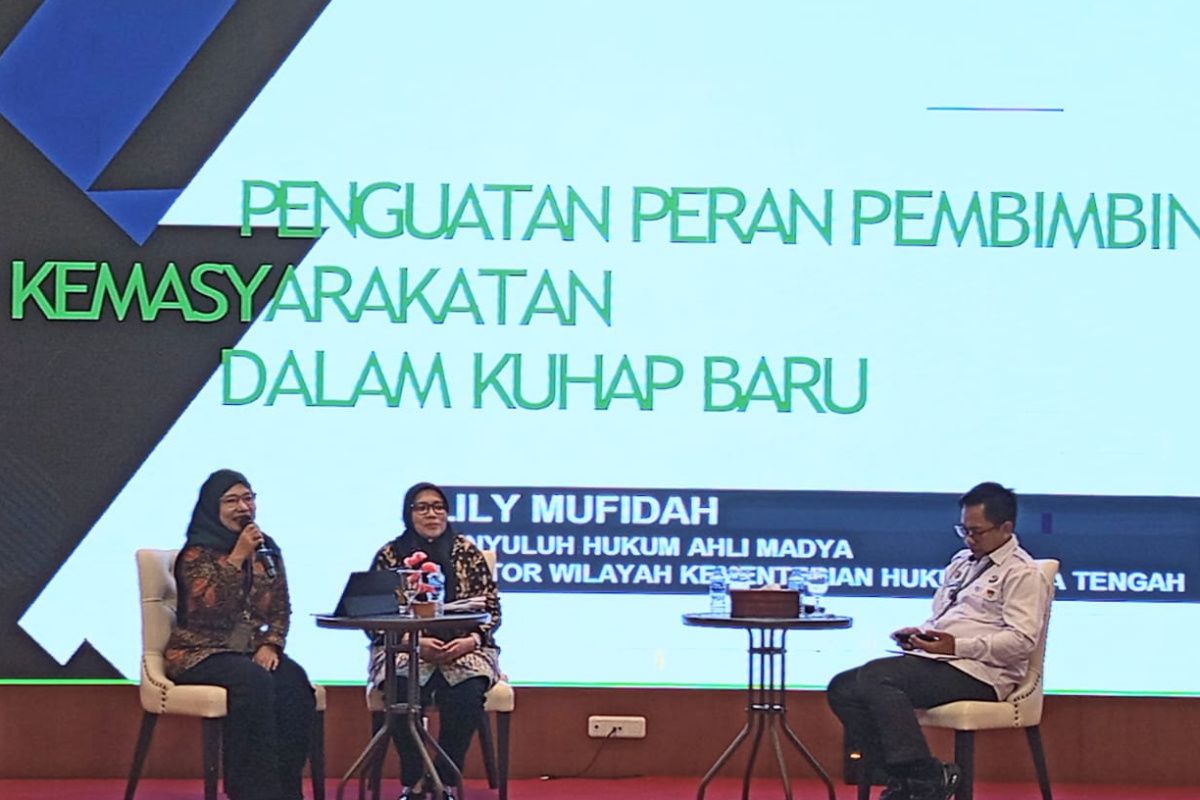 Kemenkum Jateng ingatkan peran pembimbing kemasyarakatan di KUHP baru