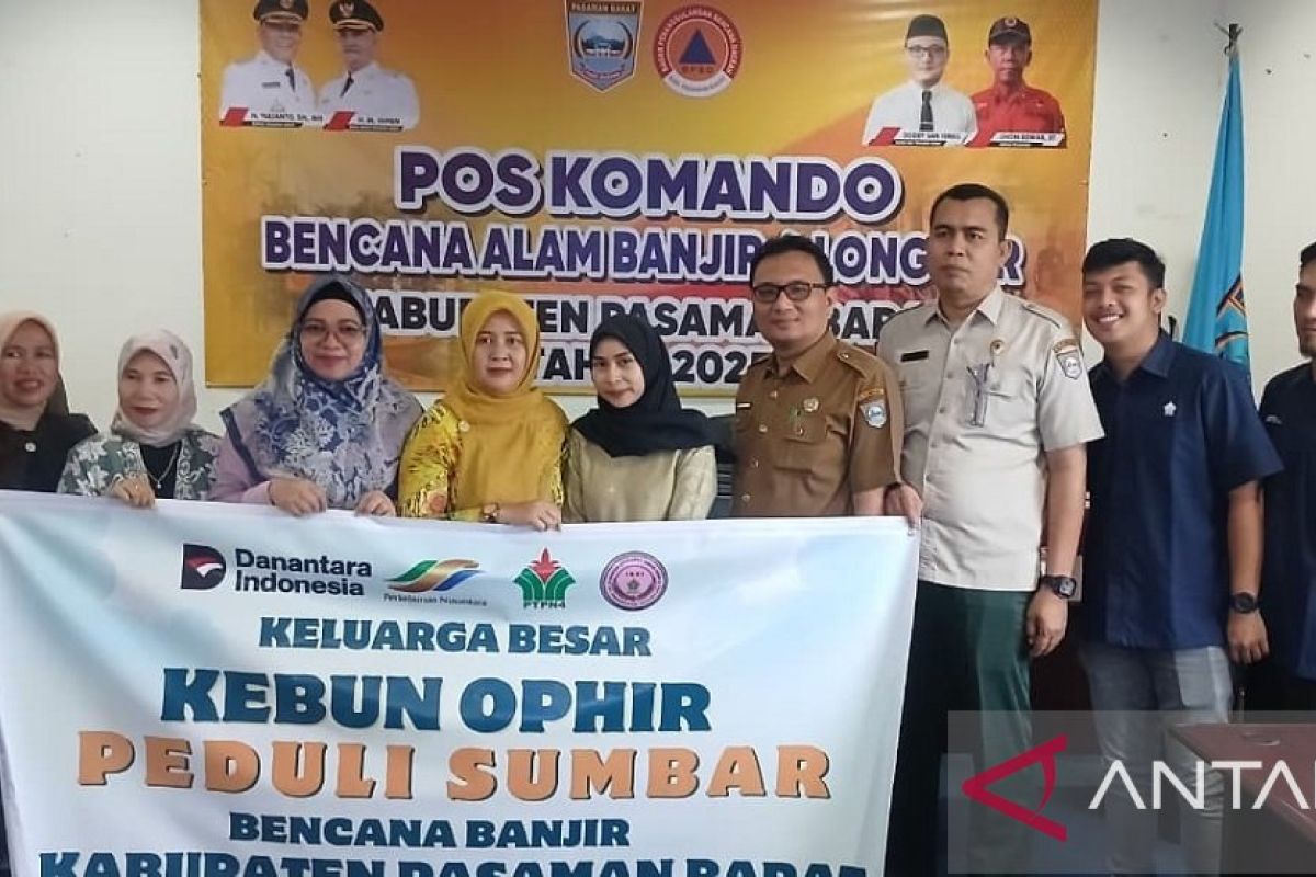 Pemkab Pasaman Barat Apresiasi Respons Cepat PTPN IV Regional IV Bantu Korban Banjir & Longsor