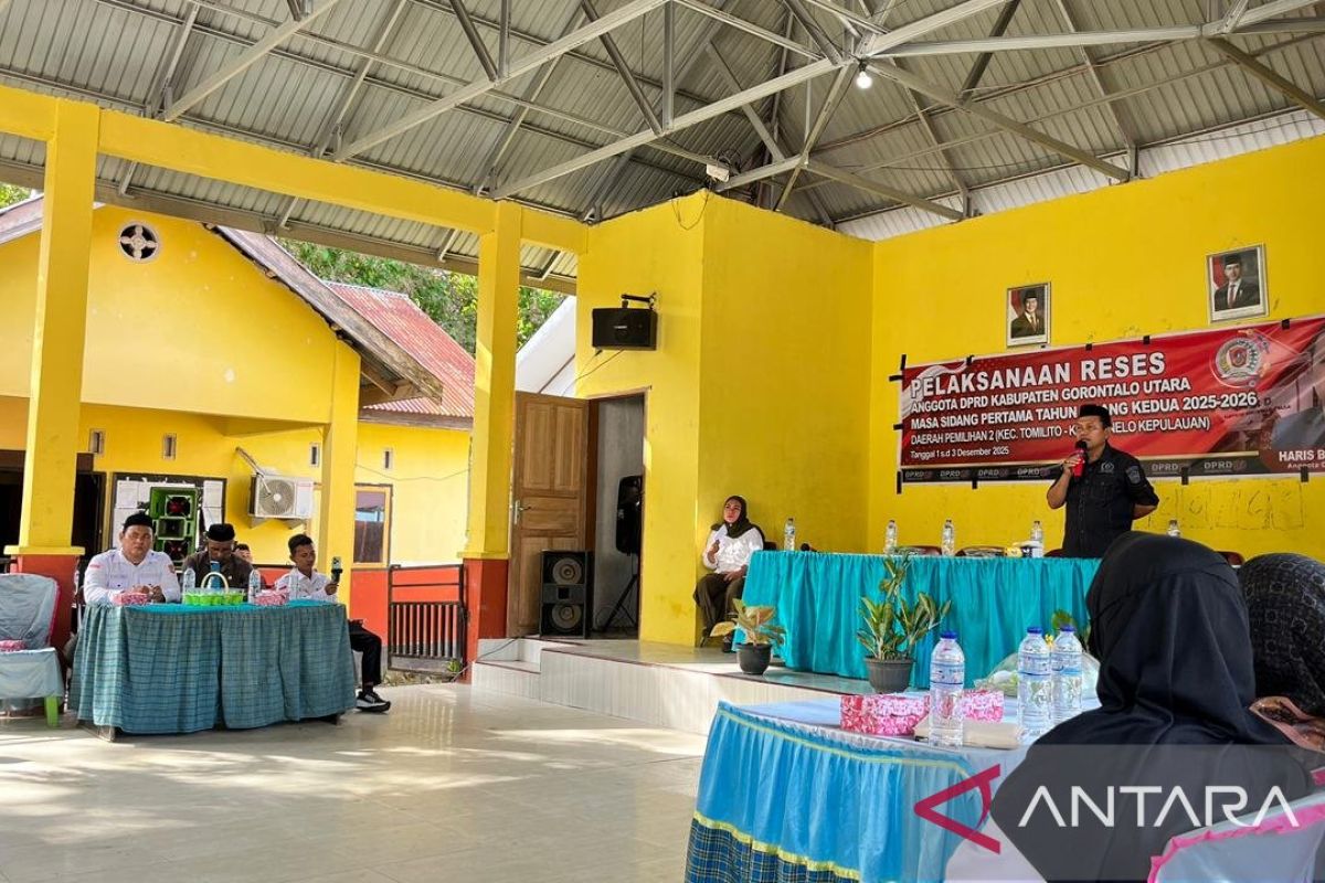 Haris Tuina, anggota DPRD Komisi I serap aspirasi jaga harmoni dengan rakyat