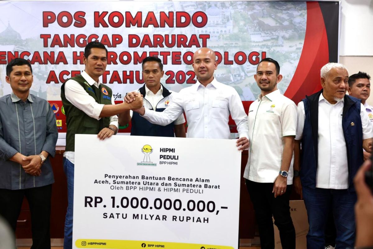 Salurkan bantuan bencana, Kadin-HIPMI siap bantu pulihkan ekonomi Aceh