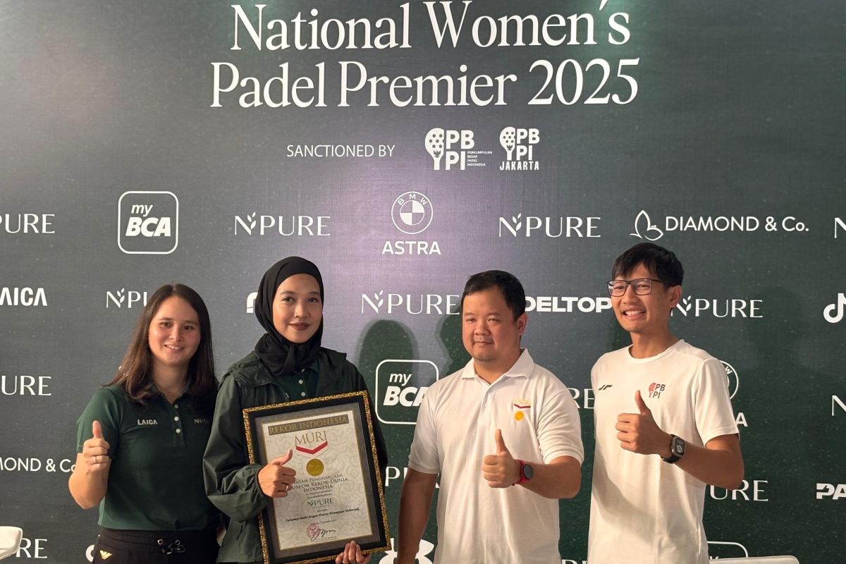 NPURE National Womens Padel 2025 pecahkan rekor MURI