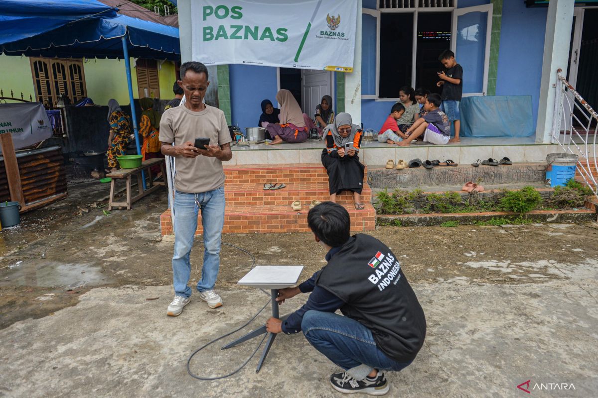 Baznas kirimkan Starlink bantu kebutuhan komunikasi di Tapanuli