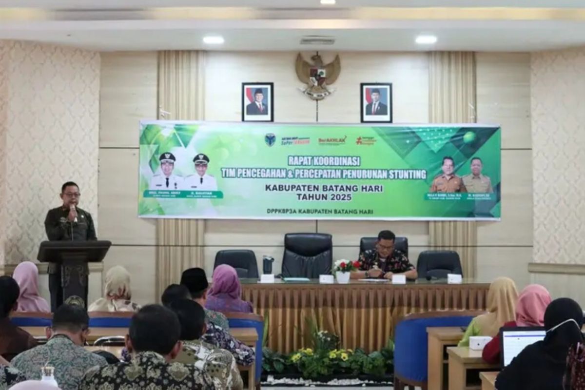 Pemkab Batang Hari perkuat koordinasi lintas sektoral percepatan penurunan stunting