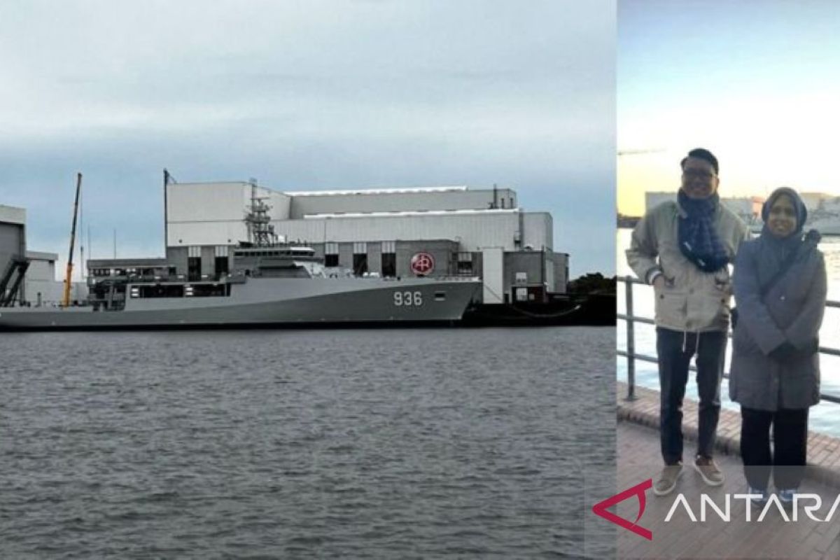 Delegasi IPB tinjau pembuatan kapal bantu hidrografi dan oseanografi KRI Canopus-936 di Jerman