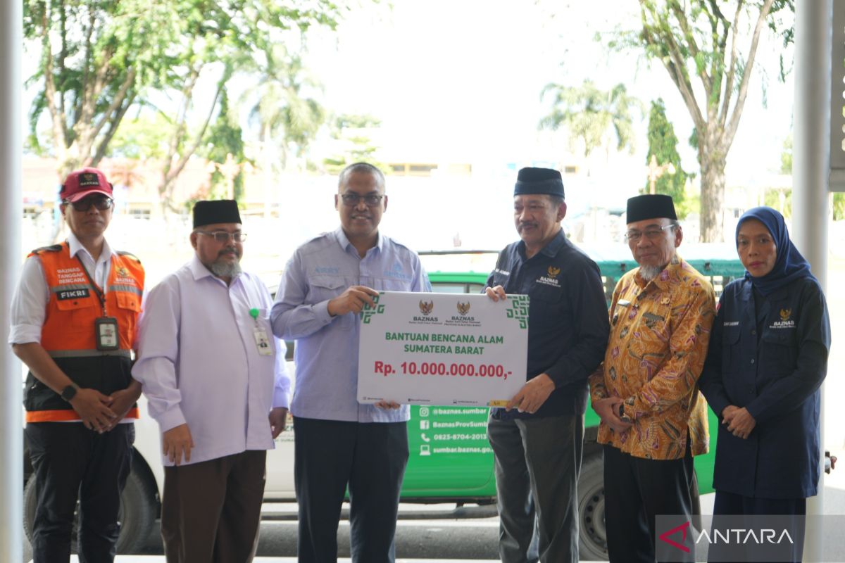 Baznas salurkan bantuan Rp10 miliar untuk penanganan bencana Sumbar