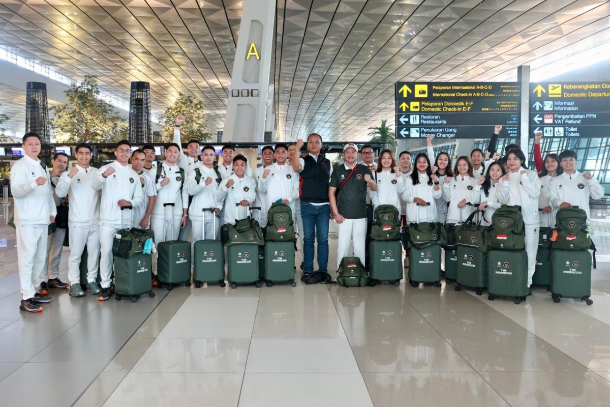 SEA Games 2025, tim bulu tangkis Indonesia bertolak ke Thailand