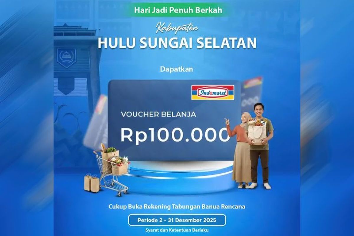 Bank Kalsel tabur hadiah pada HUT ke-75 HSS