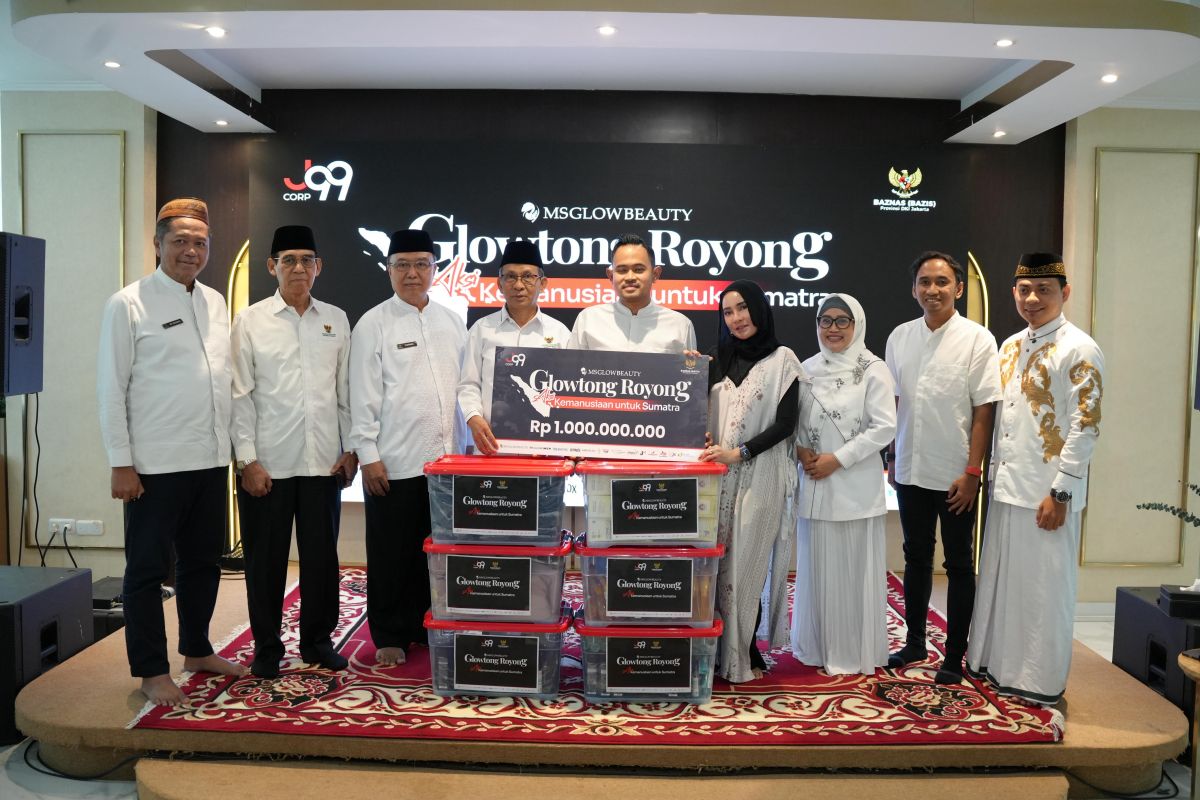 Baznas DKI terima donasi Rp1miliar dari J99 Corp dan MS Glow