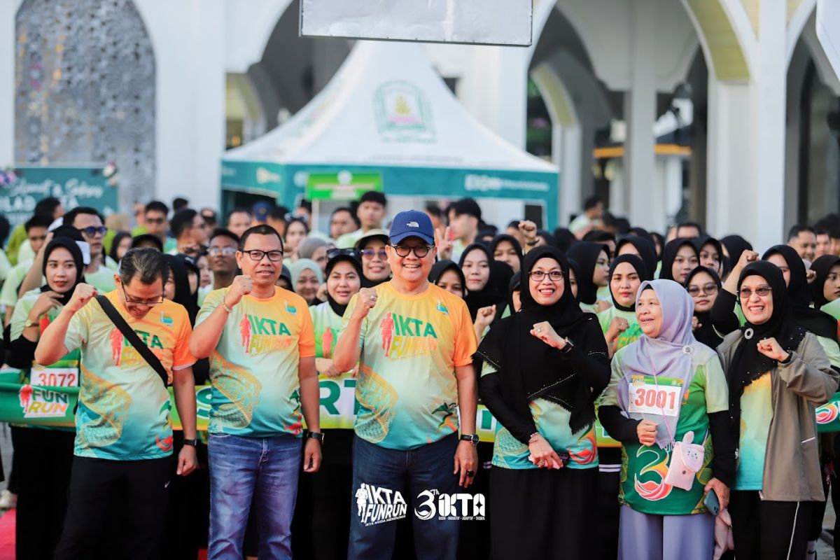 IKTA gelar Fun Run, Mantan Gubri Rusli Zainal bersama 549 peserta ikut kegiatan