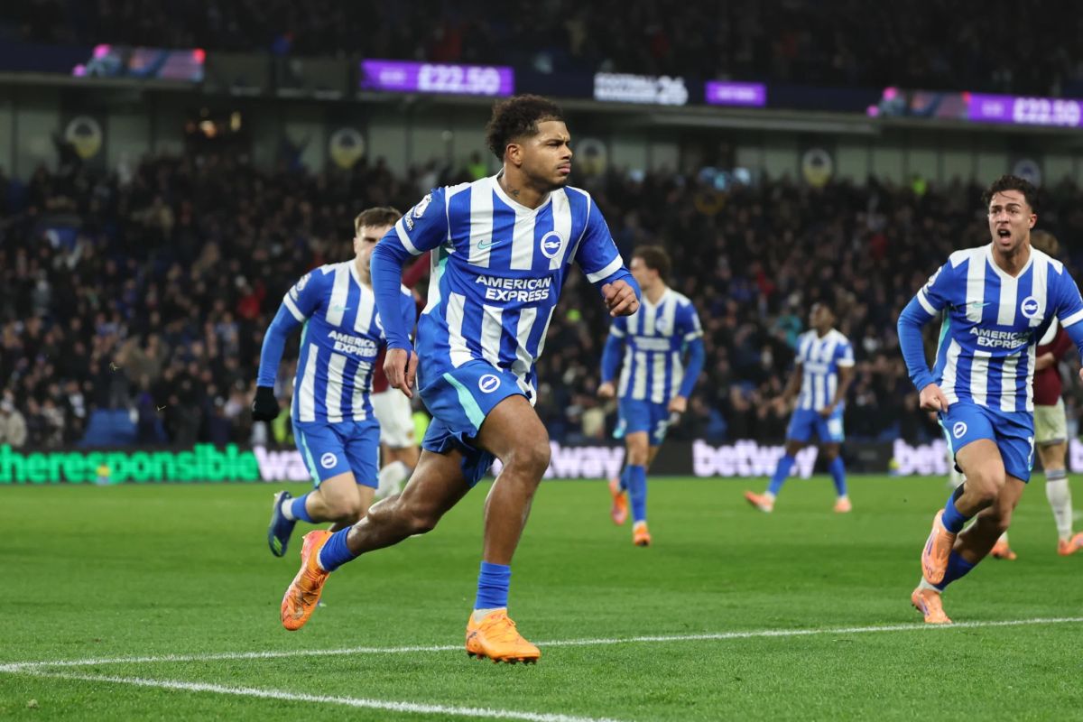 Gol larut Georginio Rutter selamatkan Brighton dari kekalahan