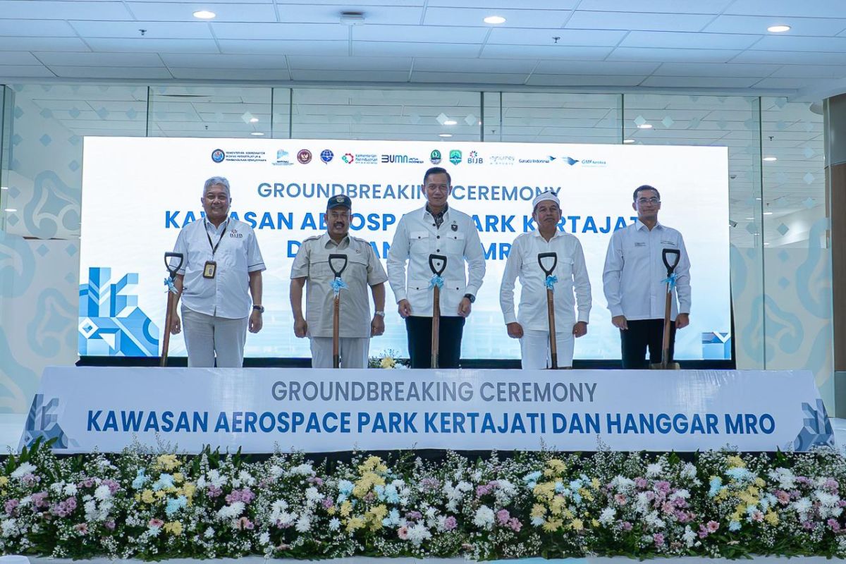 GMF dan BIJB "groundbreaking" pembangunan Kertajati Aerospace Park