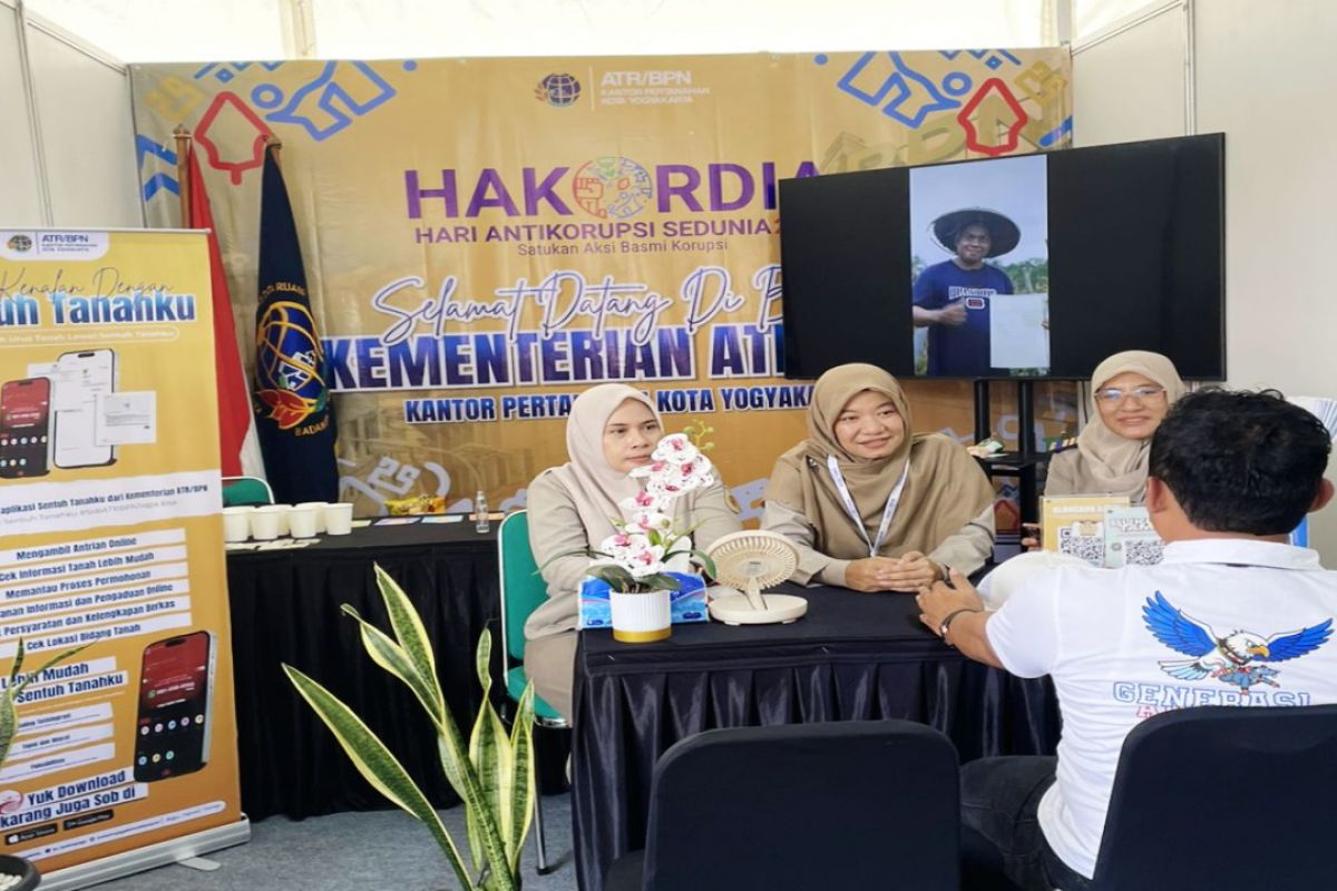 Kantah Yogyakarta ajak masyarakat urus langsung layanan pertanahan, dukung budaya antikorupsi