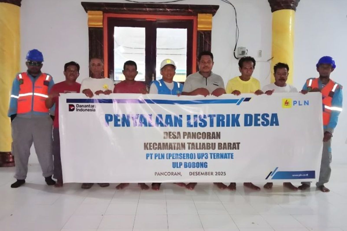 PLN Wujudkan Pemerataan Akses Energi hingga Desa Pancoran Taliabu Barat Malut