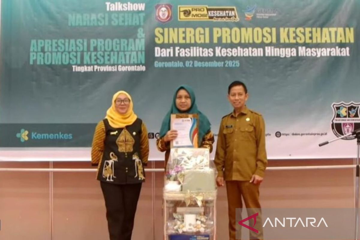 Dinas Kesehatan Provinsi Gorontalo gelar apresiasi program promosi kesehatan