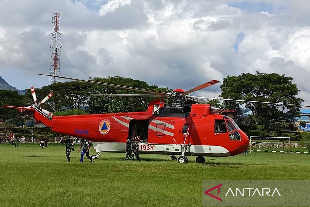 TNI AU siagakan dua helikopter untuk percepat distribusi bantuan di Aceh Tengah