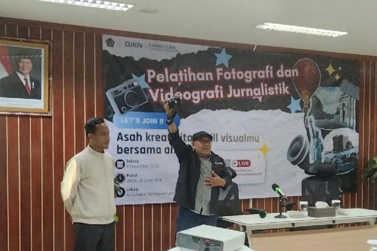 LKBN Antara beri pelatihan foto-video jurnalistik bagi insan DJKN