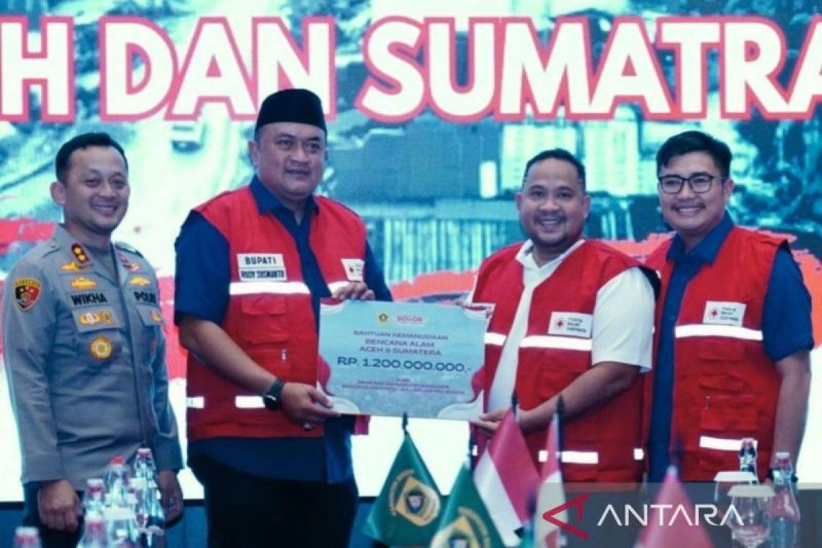 Pemkab Bogor salurkan bantuan Rp1,2 miliar untuk korban bencana