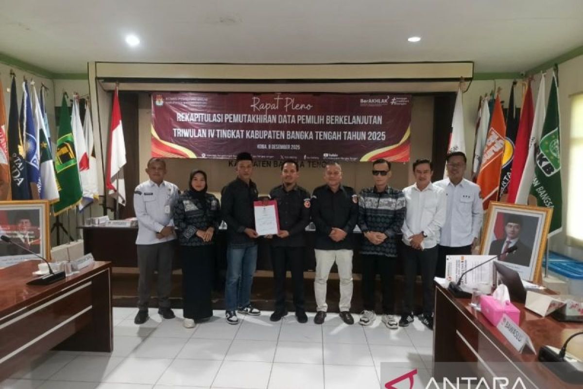 Bawaslu Bangka Tengah ajukan saran perbaikan data pemilih ke KPU