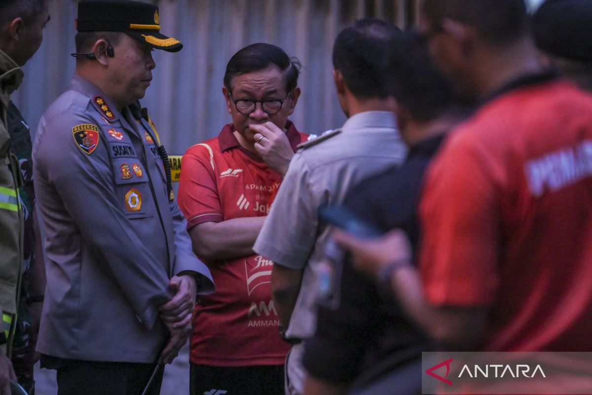 Pramono: Pemprov DKI tanggung seluruh biaya korban kebakaran Ruko Terra Drone