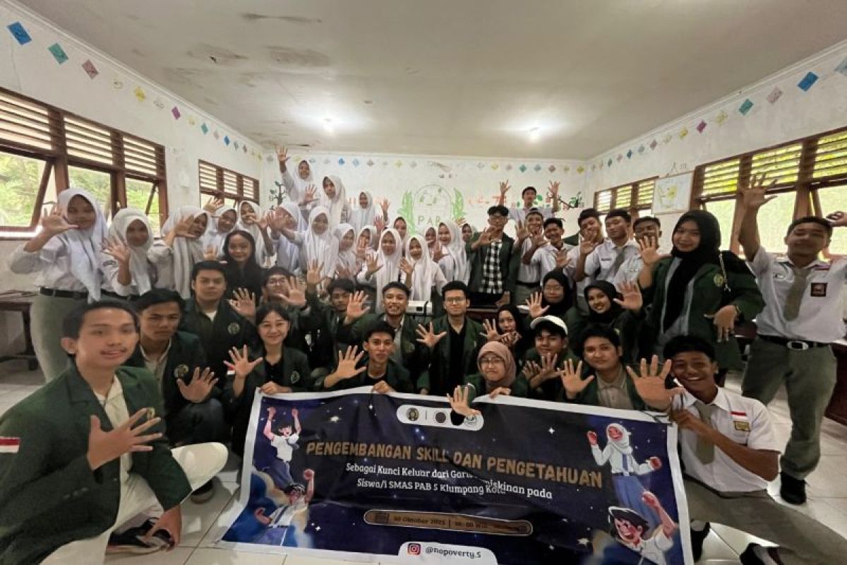Pendidikan kunci pemberantasan kemiskinan, sasar siswa SMAS PAB 5 Klumpang