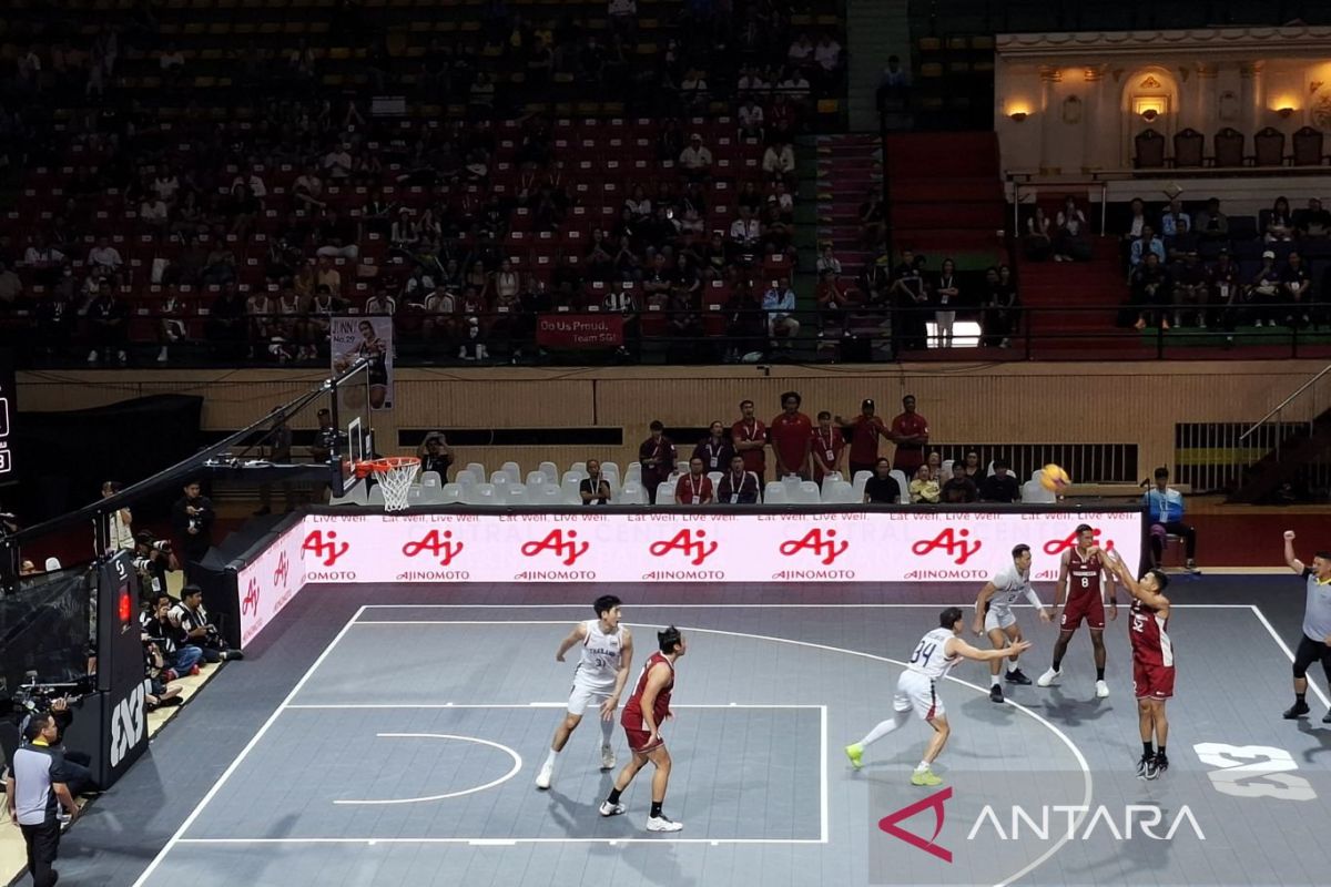 Timnas 3x3 putra Indonesia takluk dari tuan rumah Thailand 17-20