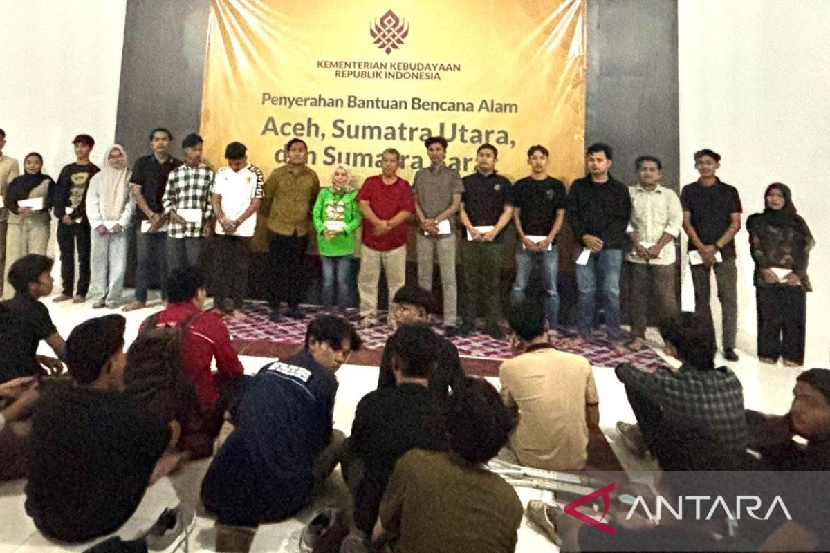 Kementerian Kebudayaan bantu warga terdampak bencana di Aceh