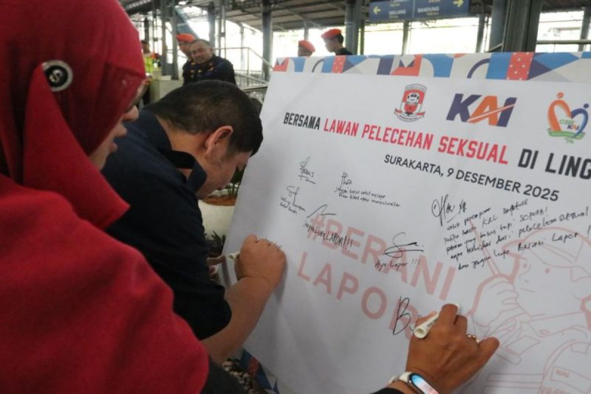 KAI Daop 6 gandeng komunitas Semboyan Satoe Communitysosialisasi anti-pelecehan seksual di lingkungan KA