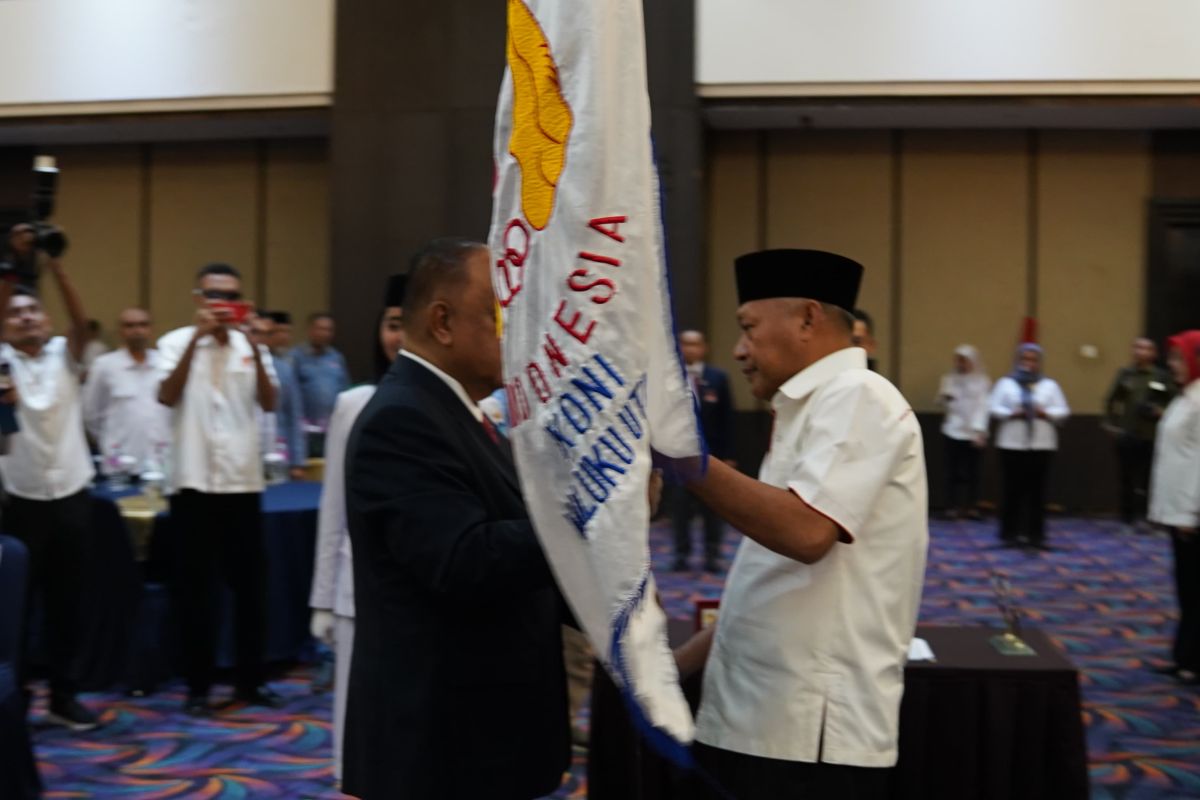 Wagub Malut resmi pimpin KONI Malut 2025-2029