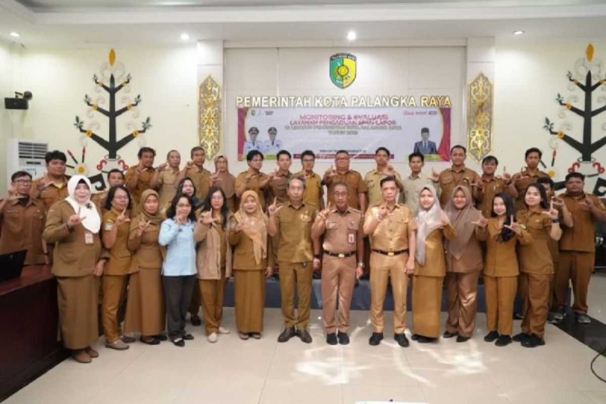 Palangka Raya tindak lanjuti 1.867 aduan melalui SP4N-Lapor