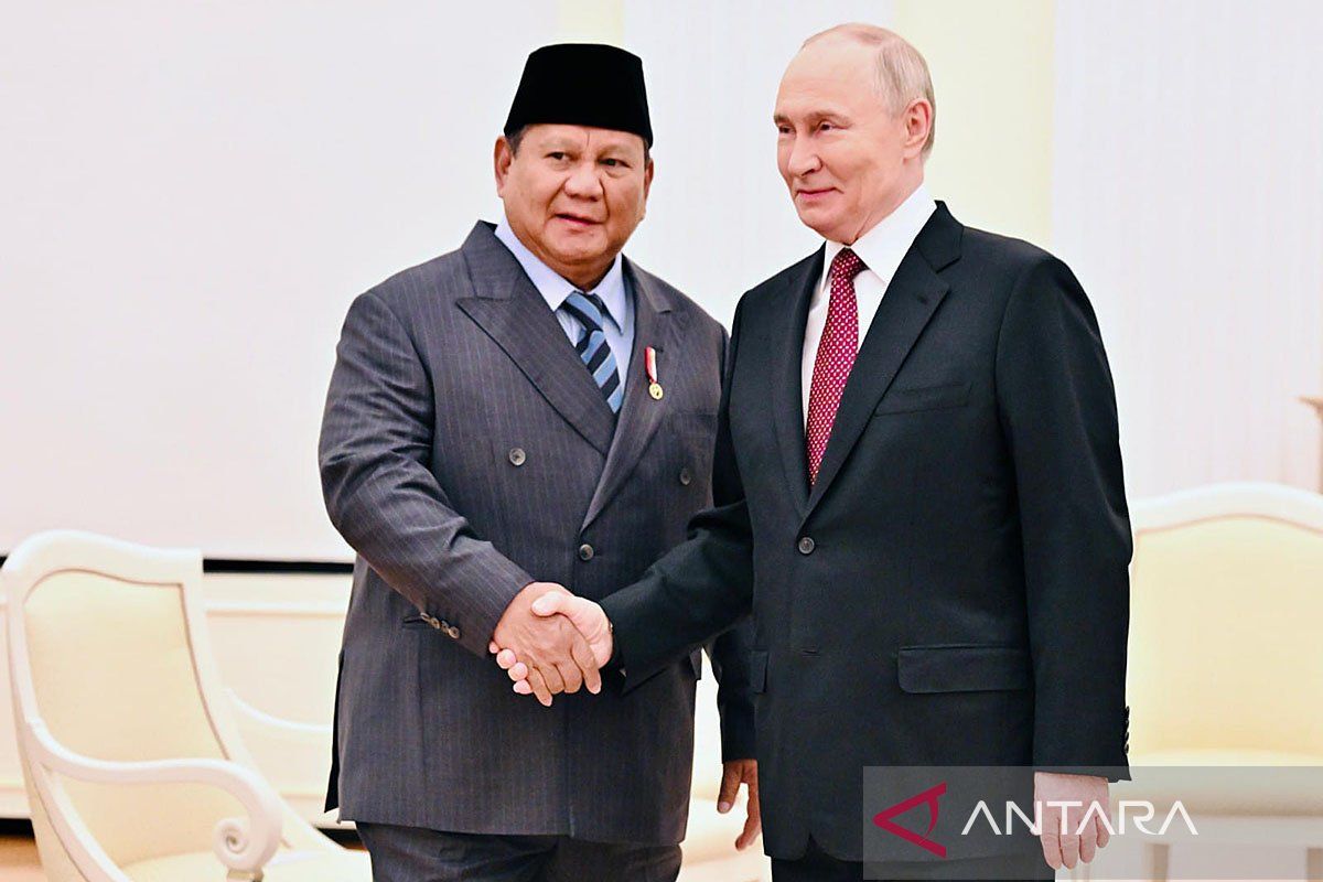 Prabowo: Hubungan Indonesia-Rusia kini di level sangat baik