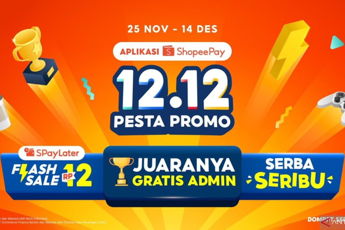 Empat tips dapatkan voucher Flash Sale Rp12 SPayLater pada promo 12.12