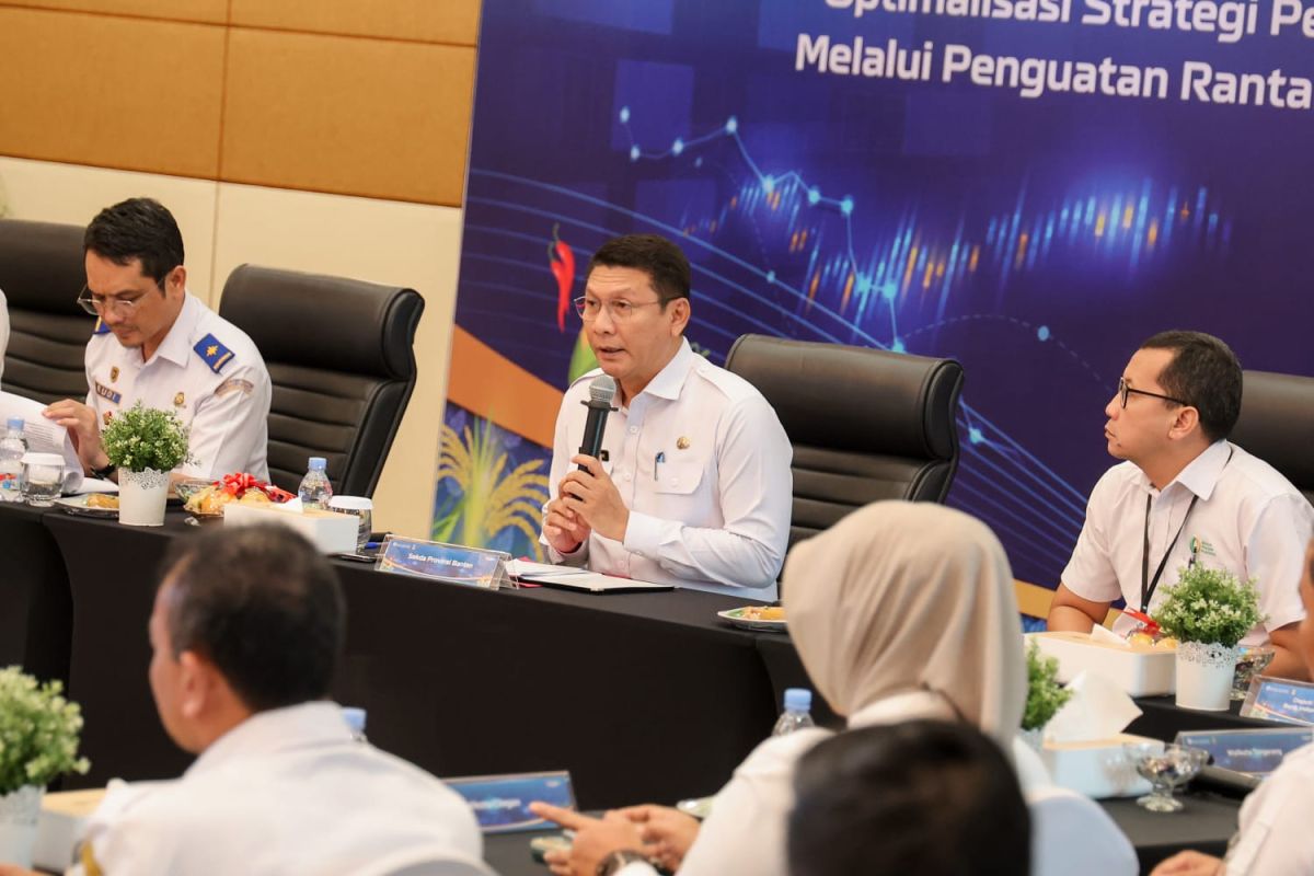 Pemprov Banten jamin pasokan pangan aman jelang Natal dan Tahun Baru