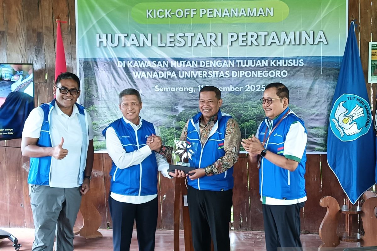 Pertamina gandeng Undip menanam 48.000 pohon