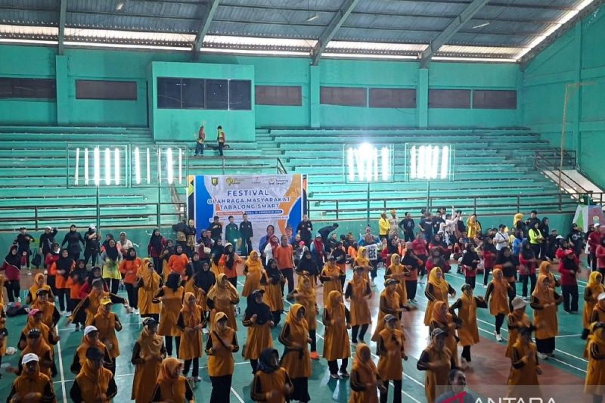 Ribuan pegiat meriahkan Festival Olahraga Masyarakat Tabalong Smart