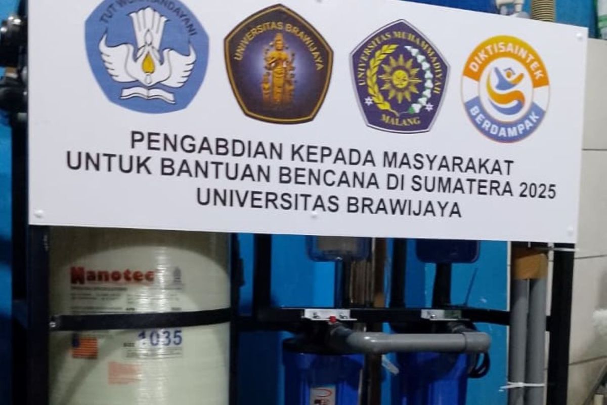 UB kirimkan alat penjernih air portabel bantu korban bencana Sumbar